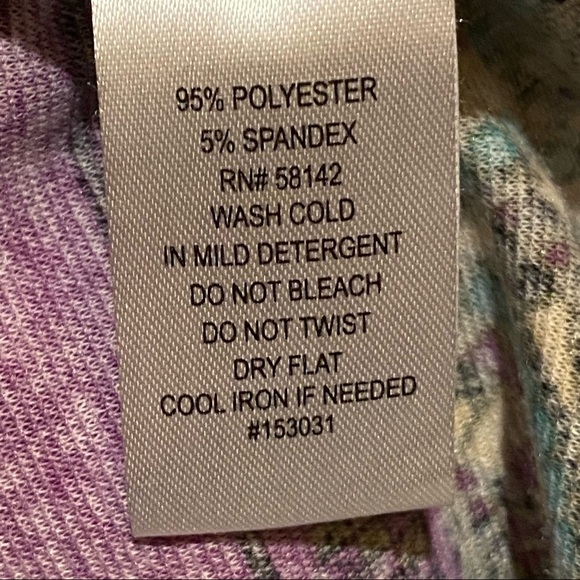 London Style Collection Mixed Print Sheath Dress Purple Career Women's XL - Picture 8 of 8